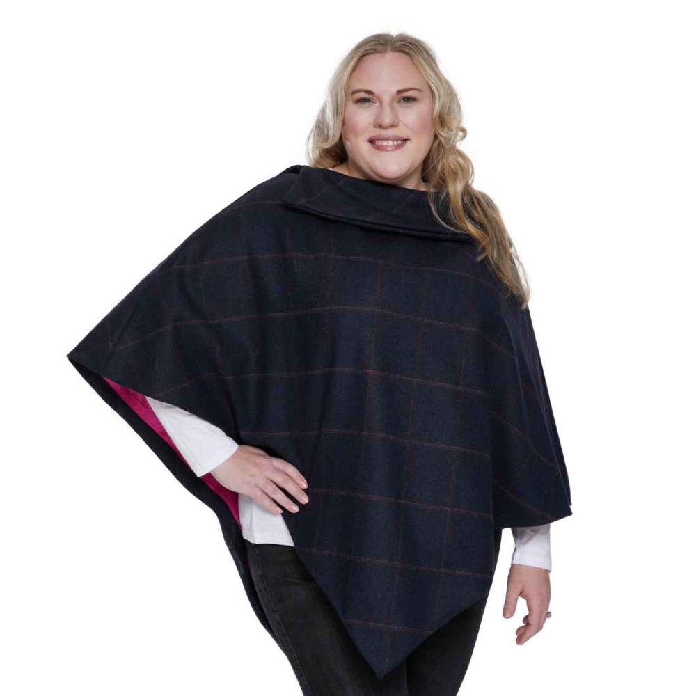 Eleanor Curvy Cape Tweed Collar