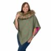 Clear Approved Celestre Regular Cape with Faux Fur
