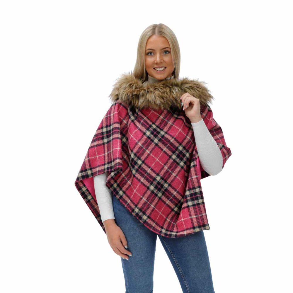 Clear Background Barbie Regular Cape with Faux Fur