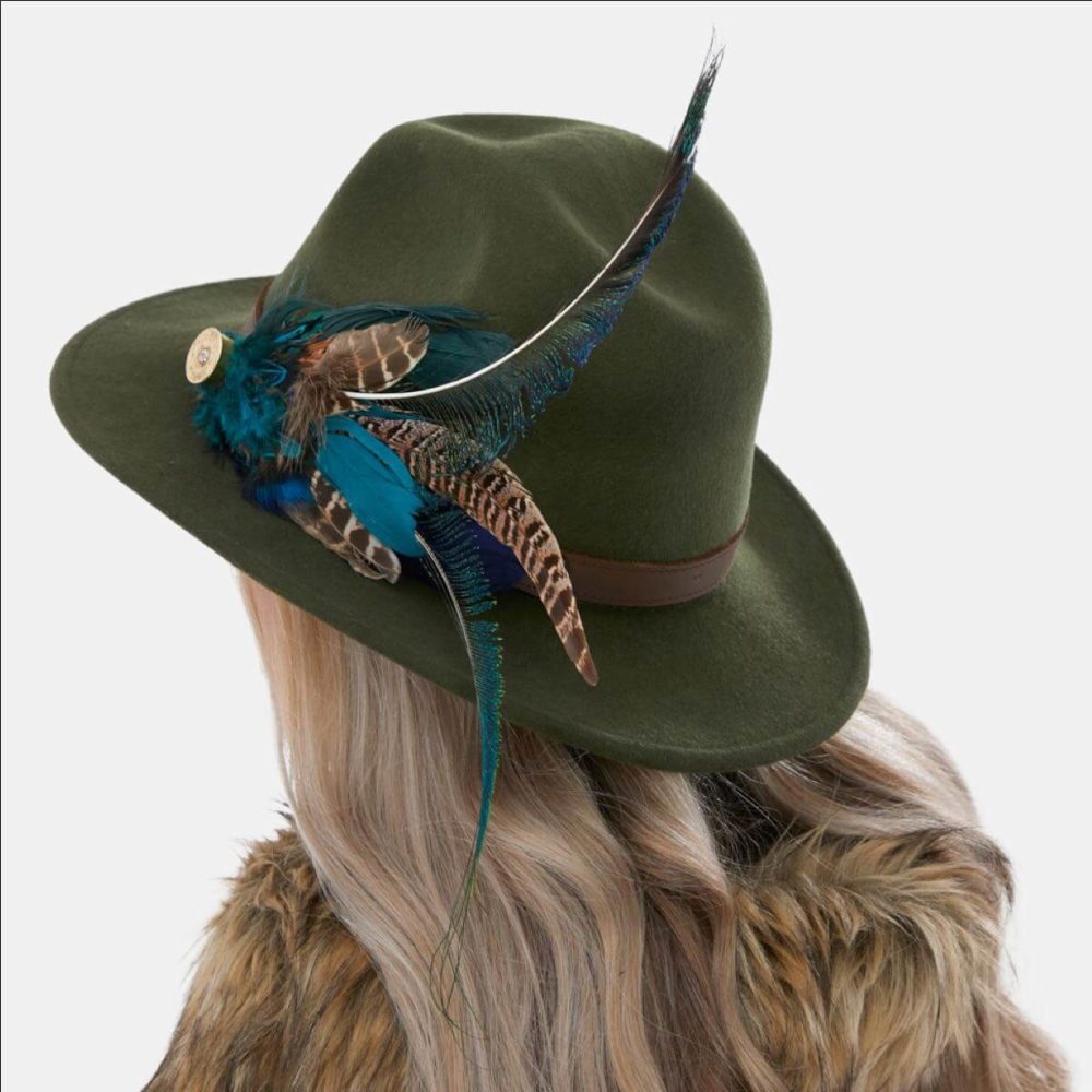 Sadie Green Fedora Hat