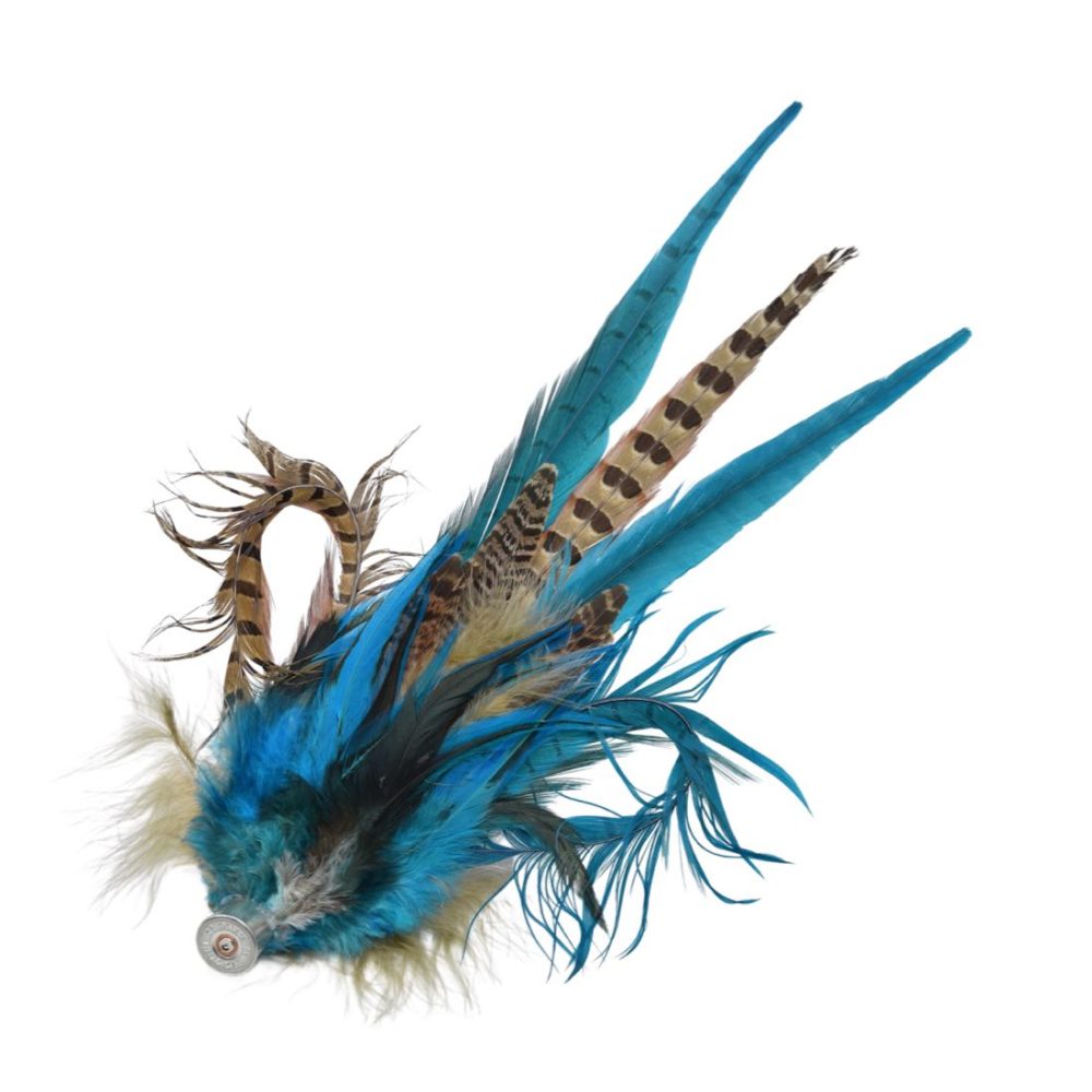 032 A Handmade Tyna Feather Brooch