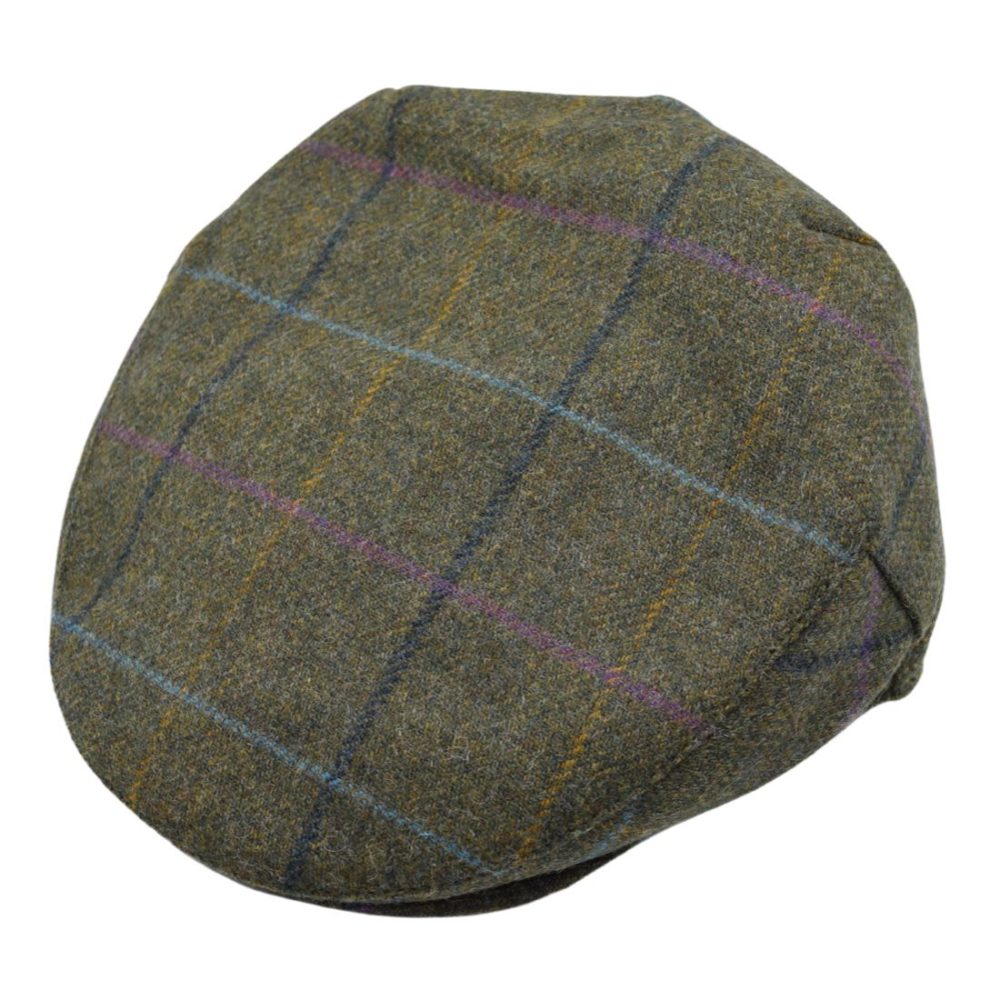 039 A Georgina Tweed Unisex Flat Cap
