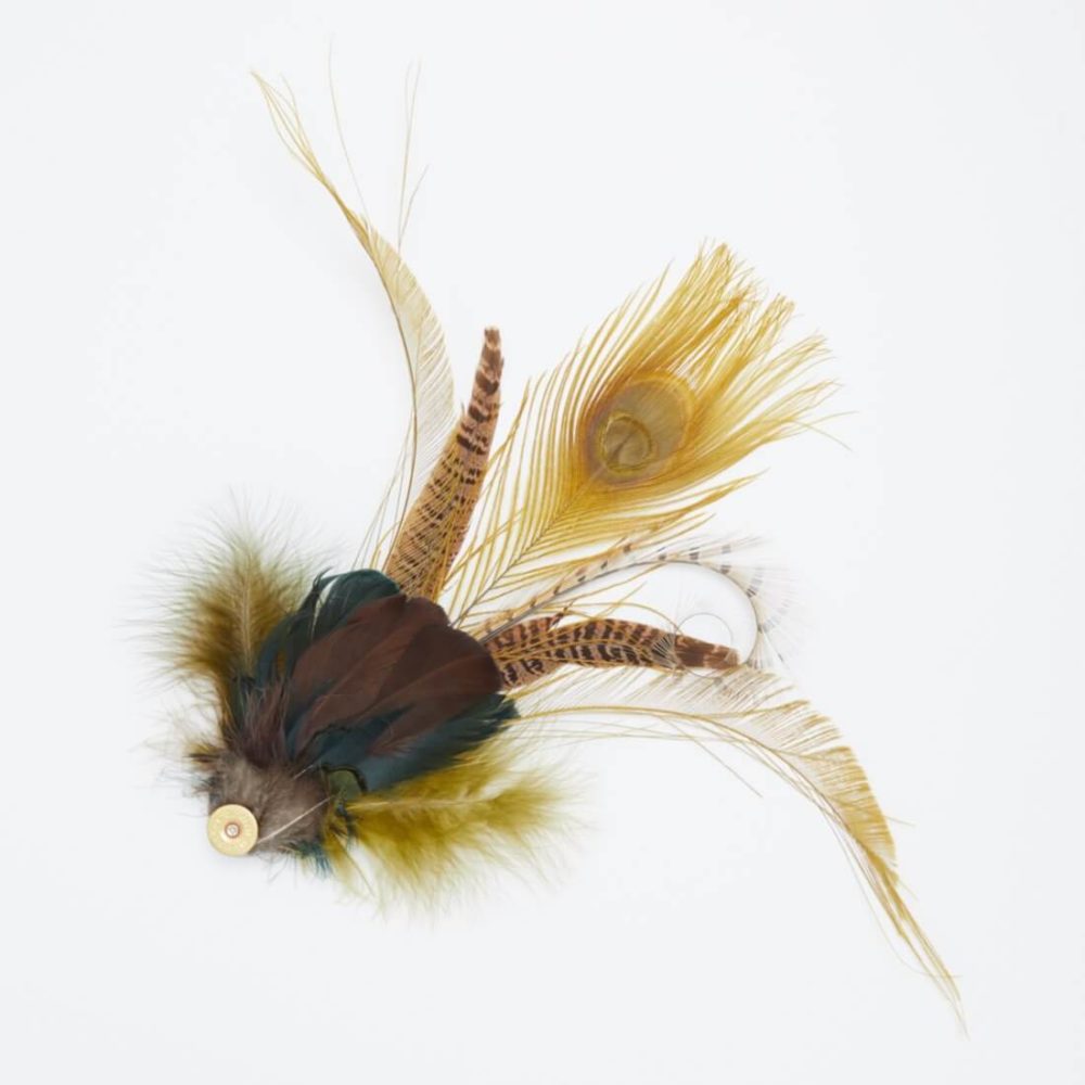 Handmade Zaria Feather Brooch