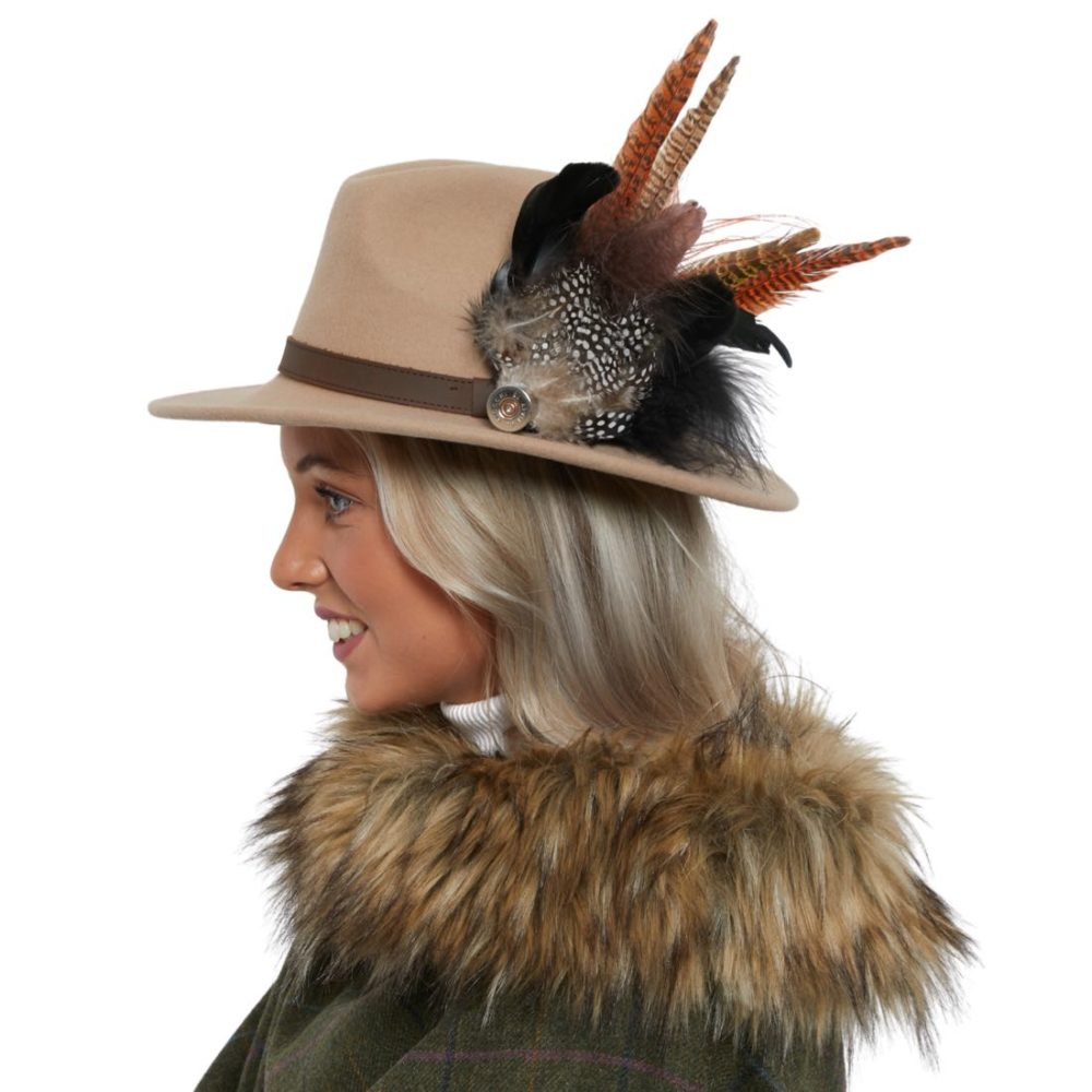 Cali Beige Fedora Hat