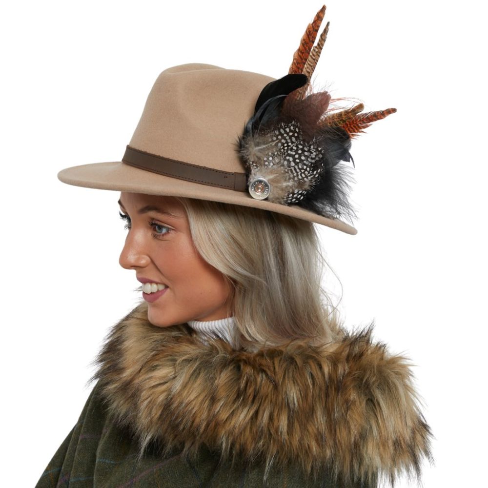 Cali Beige Fedora Hat