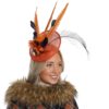 12370 Approved Ascot Feather Fascinator