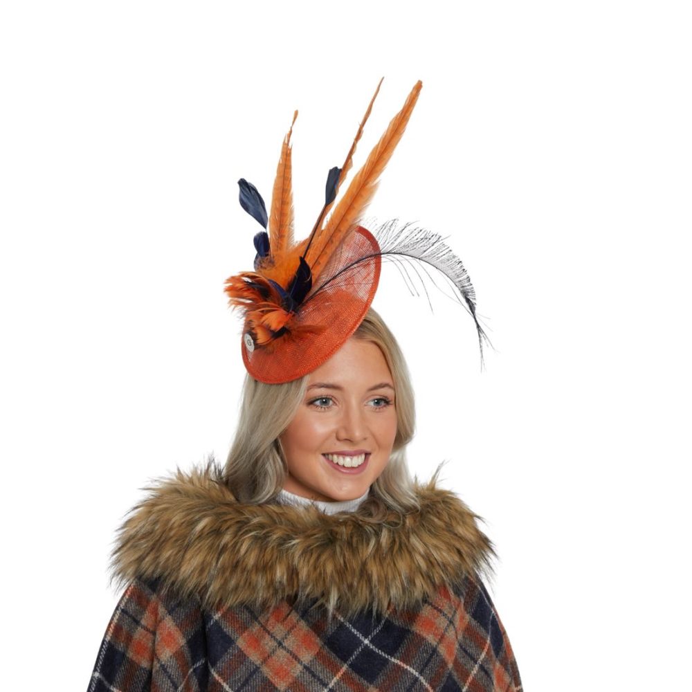12372 Approved Ascot Feather Fascinator