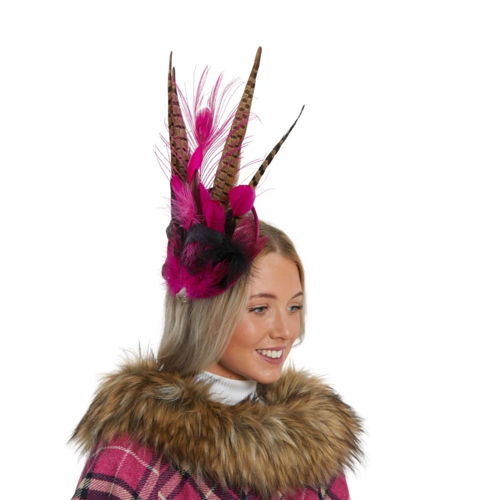 12412 Approved Epsom Feather Fascinator