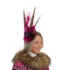 12414 Approved Epsom Feather Fascinator