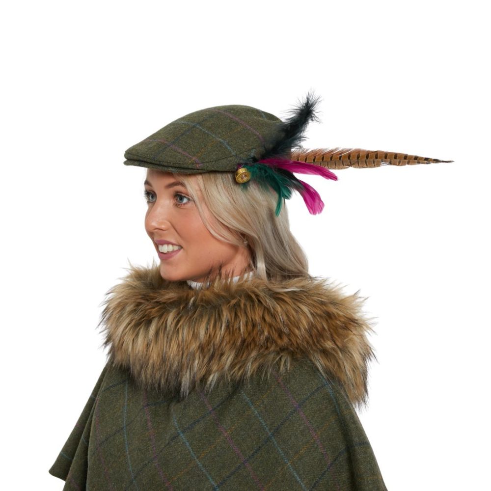 12452 Approved Georgina Tweed Flat Cap
