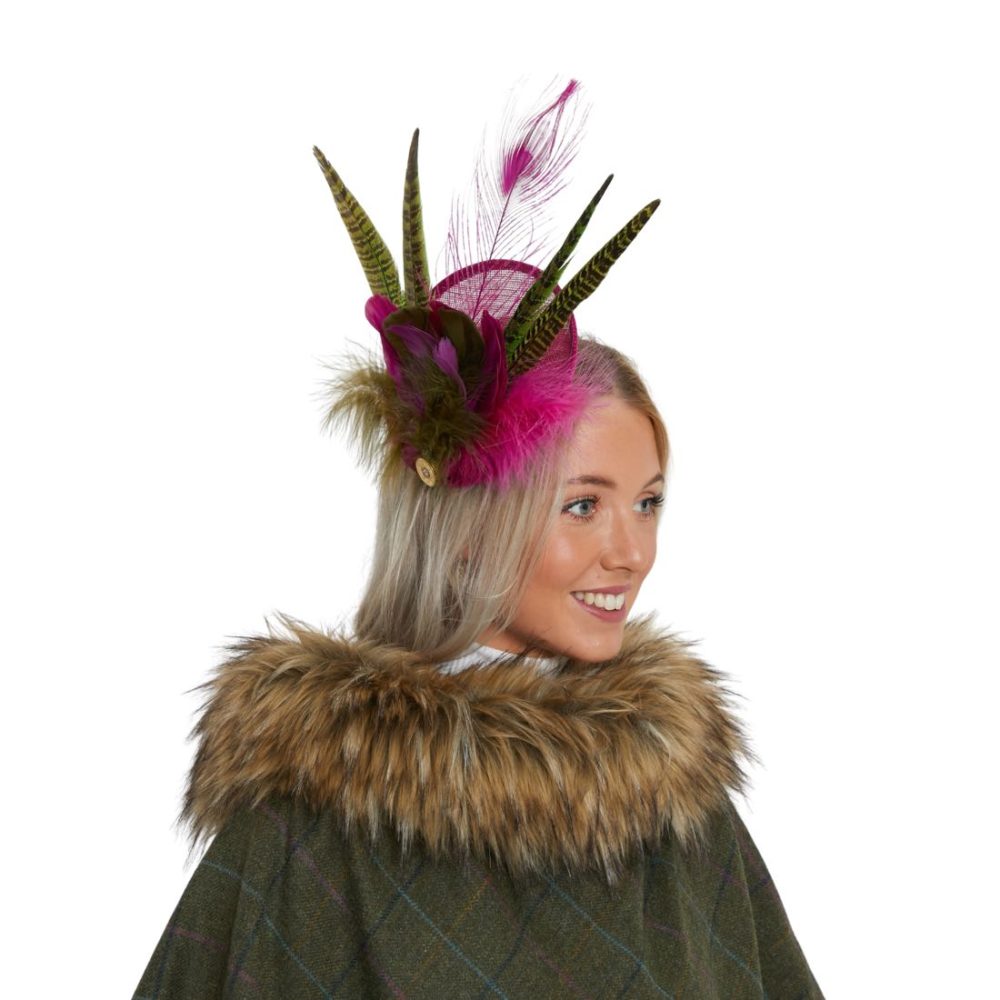 12455 Approve Goodwood Feather Fascinator