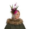 12457 Approved Goodwood Feather Fascinator