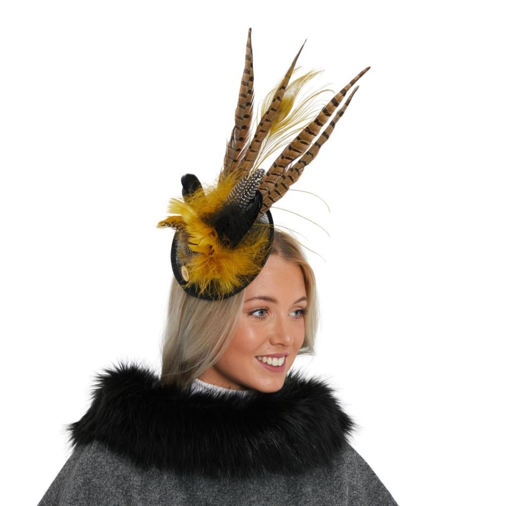 12489 Approved Hamilton Feather Fascinator