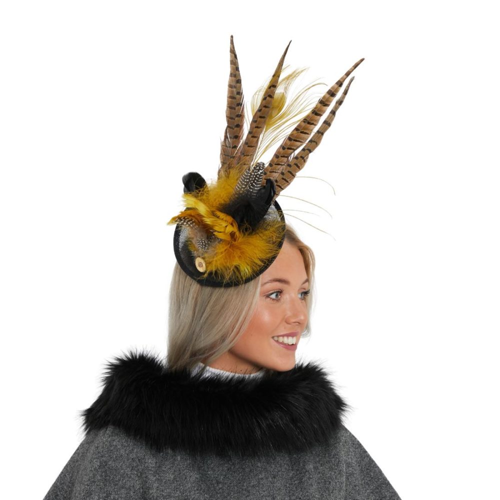 12490 Approved Hamilton Feather Fascinator