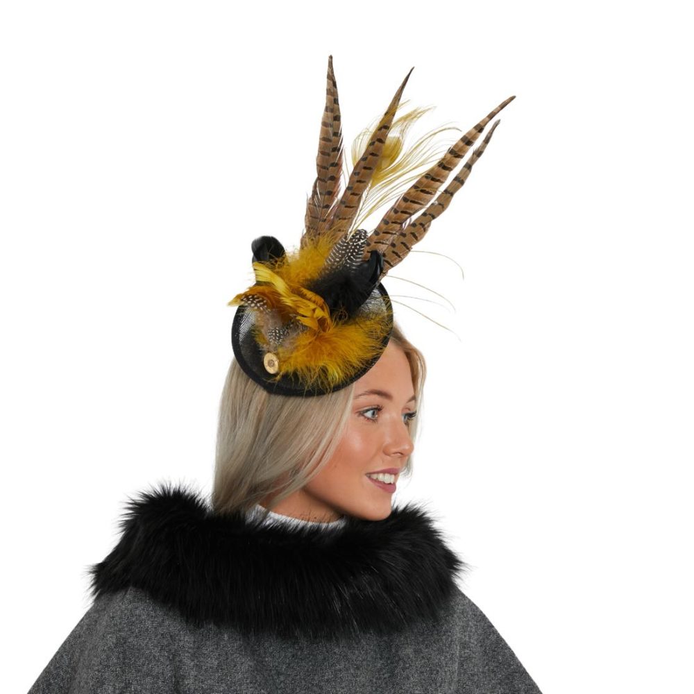 12492 Approved Hamilton Feather Fascinator