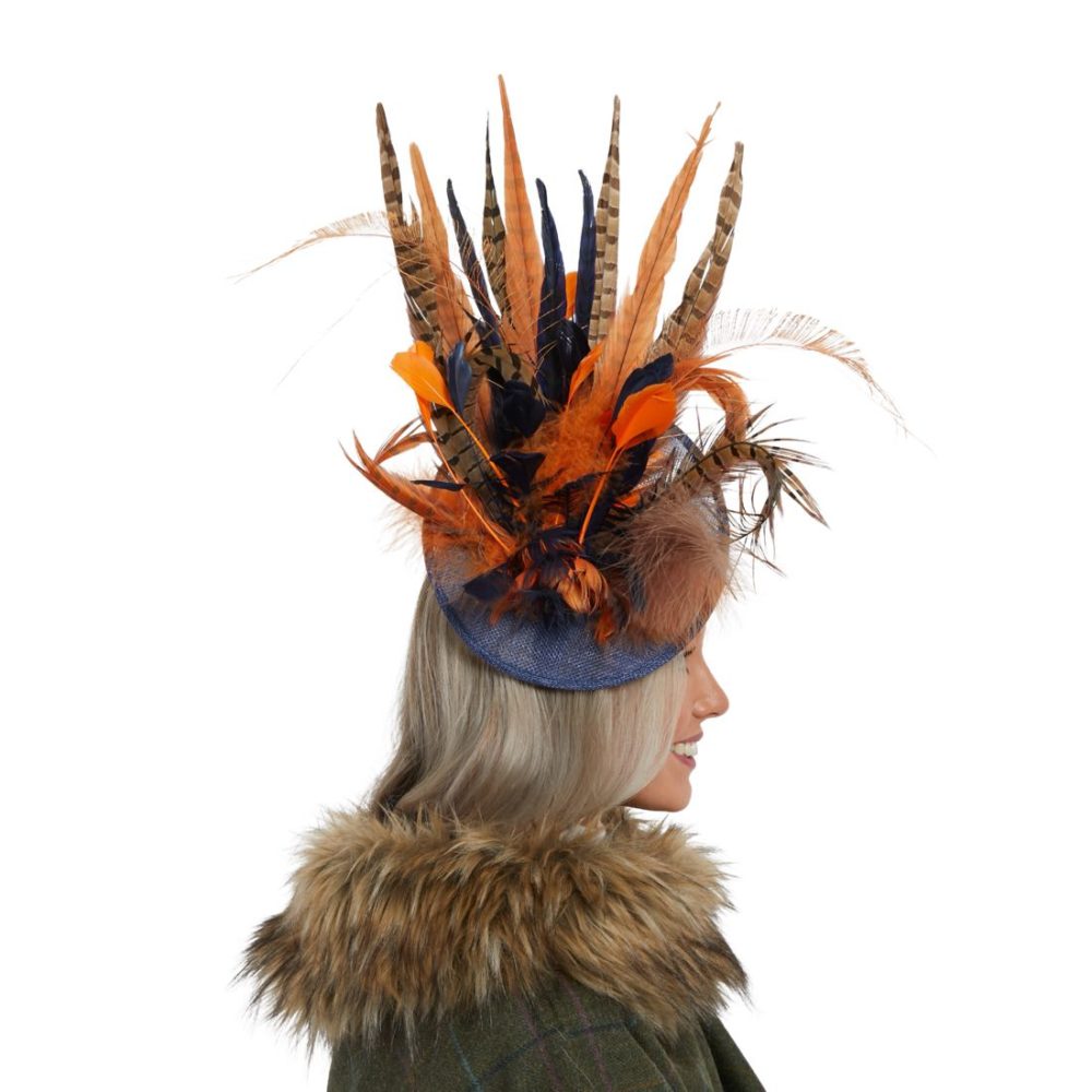12568 Approved York Feather Fascinator