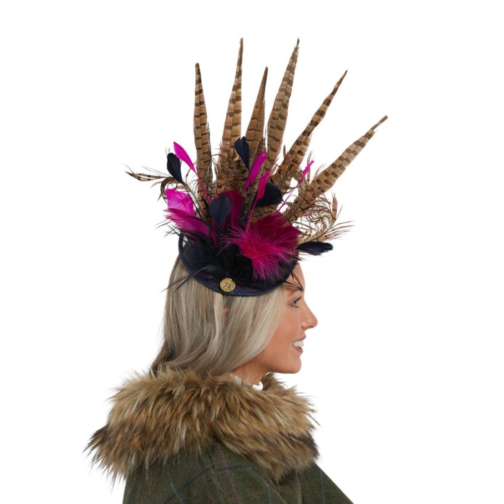 12573 Approved Nottingham Feather Fascinator