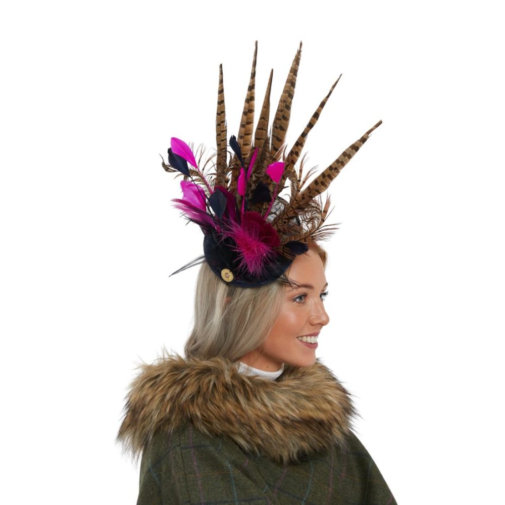12575 Approved Nottingham Feather Fascinator