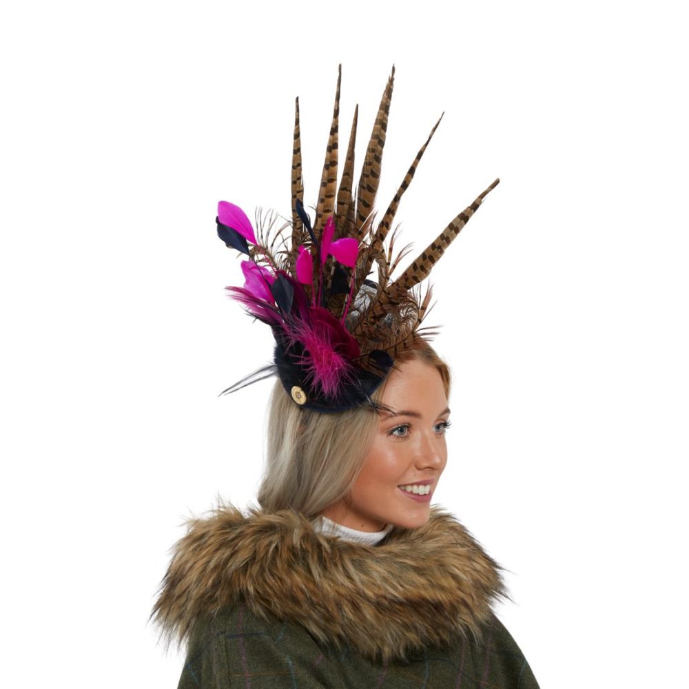 12577 Approved Nottingham Feather Fascinator