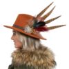 Glenda Rust Fedora Hat