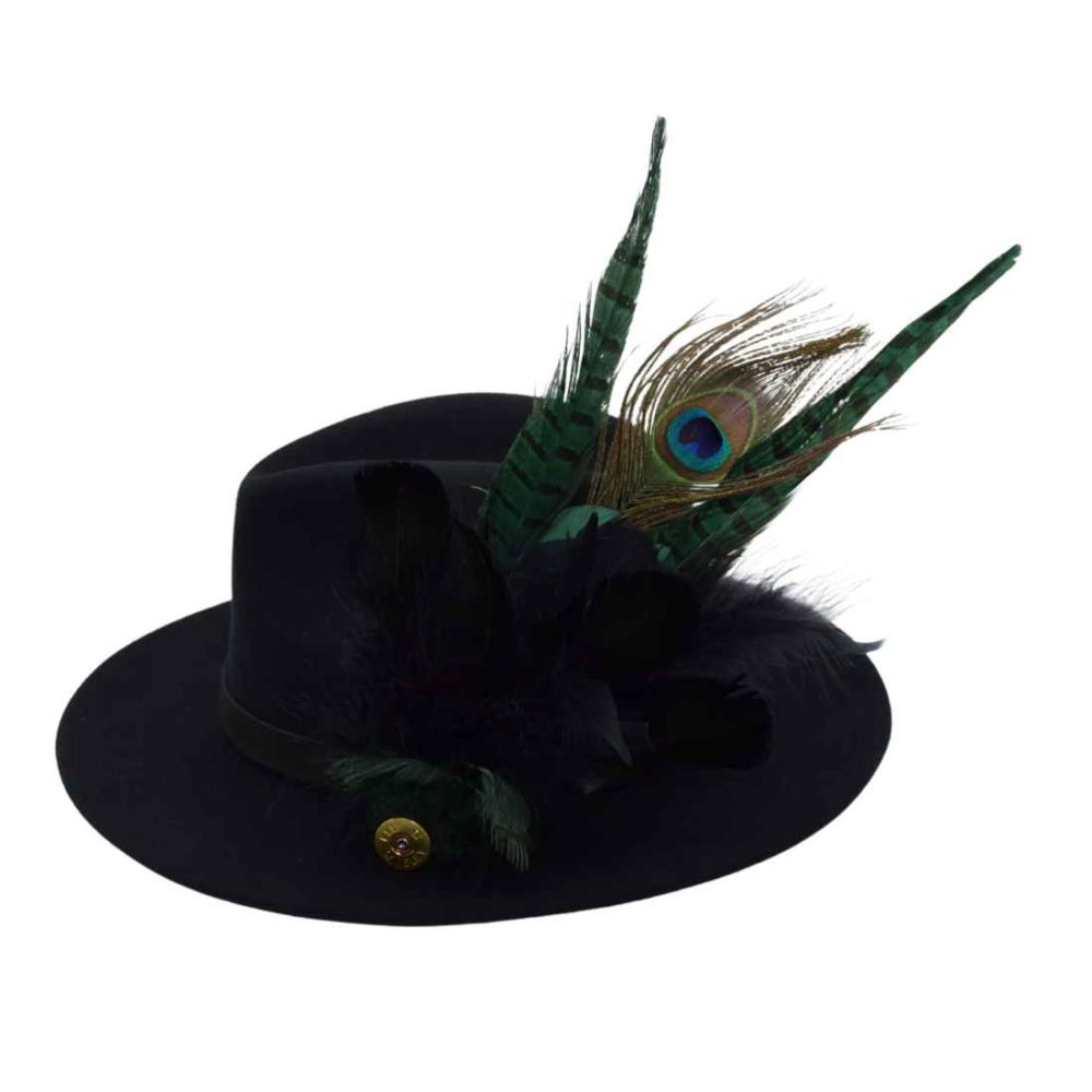 Alma Black Fedora