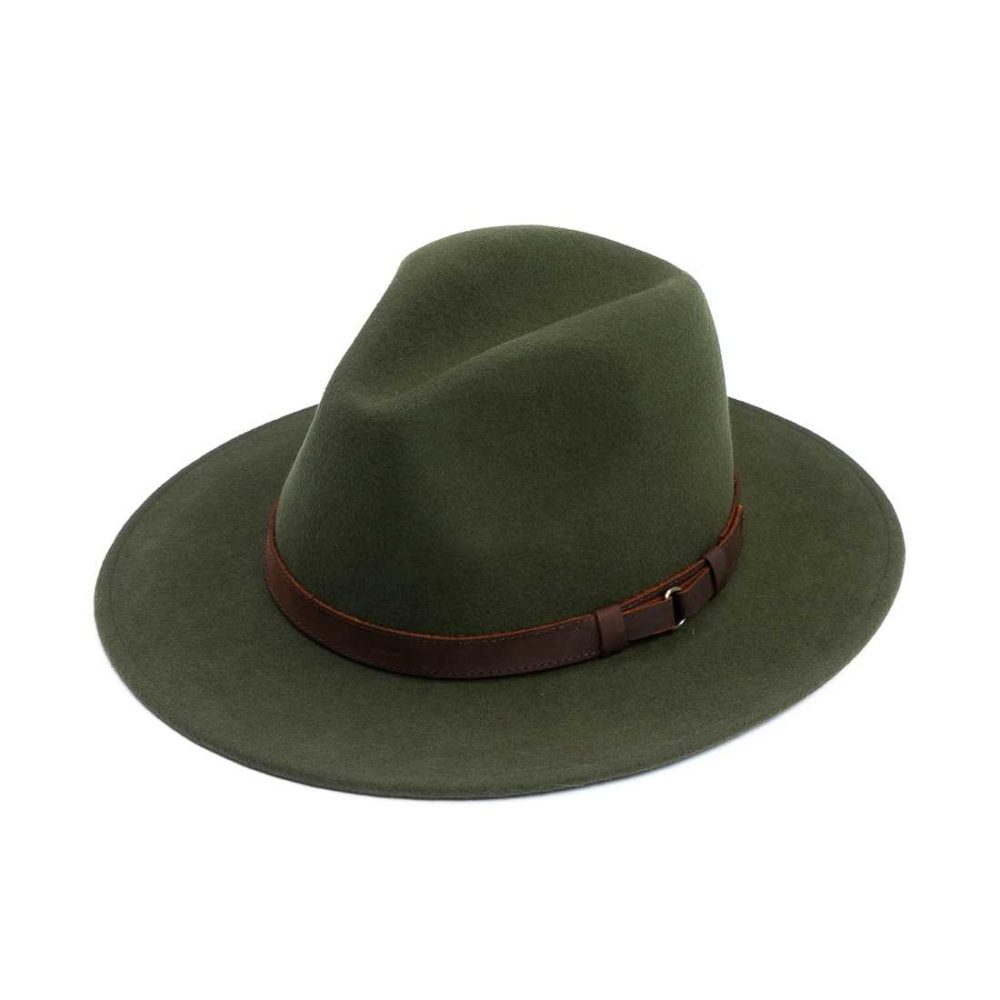 Green Fedora Hat