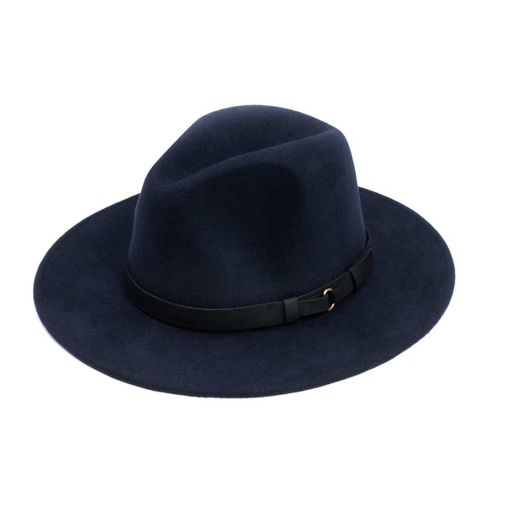 Navy Fedora Hat