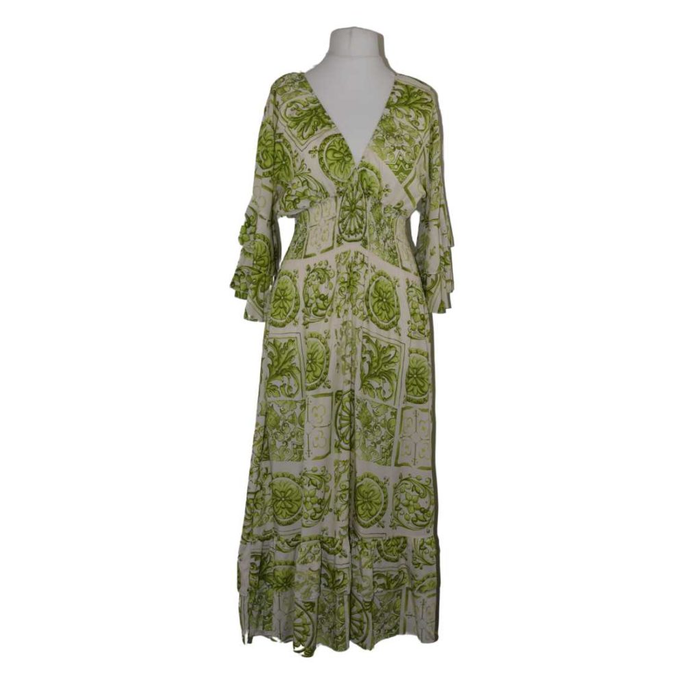 Green Long Sleeve Midi Dress Green Long Sleeve Midi Dress