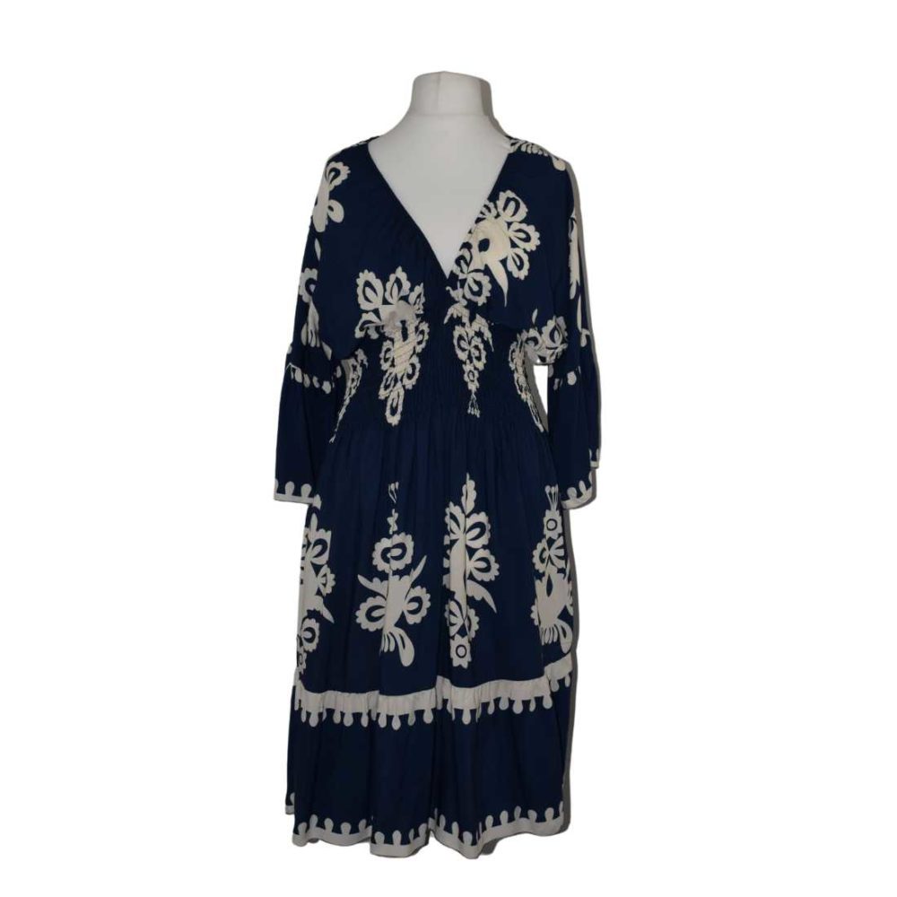 Navy Knee Length Dress Navy Knee Length Dress