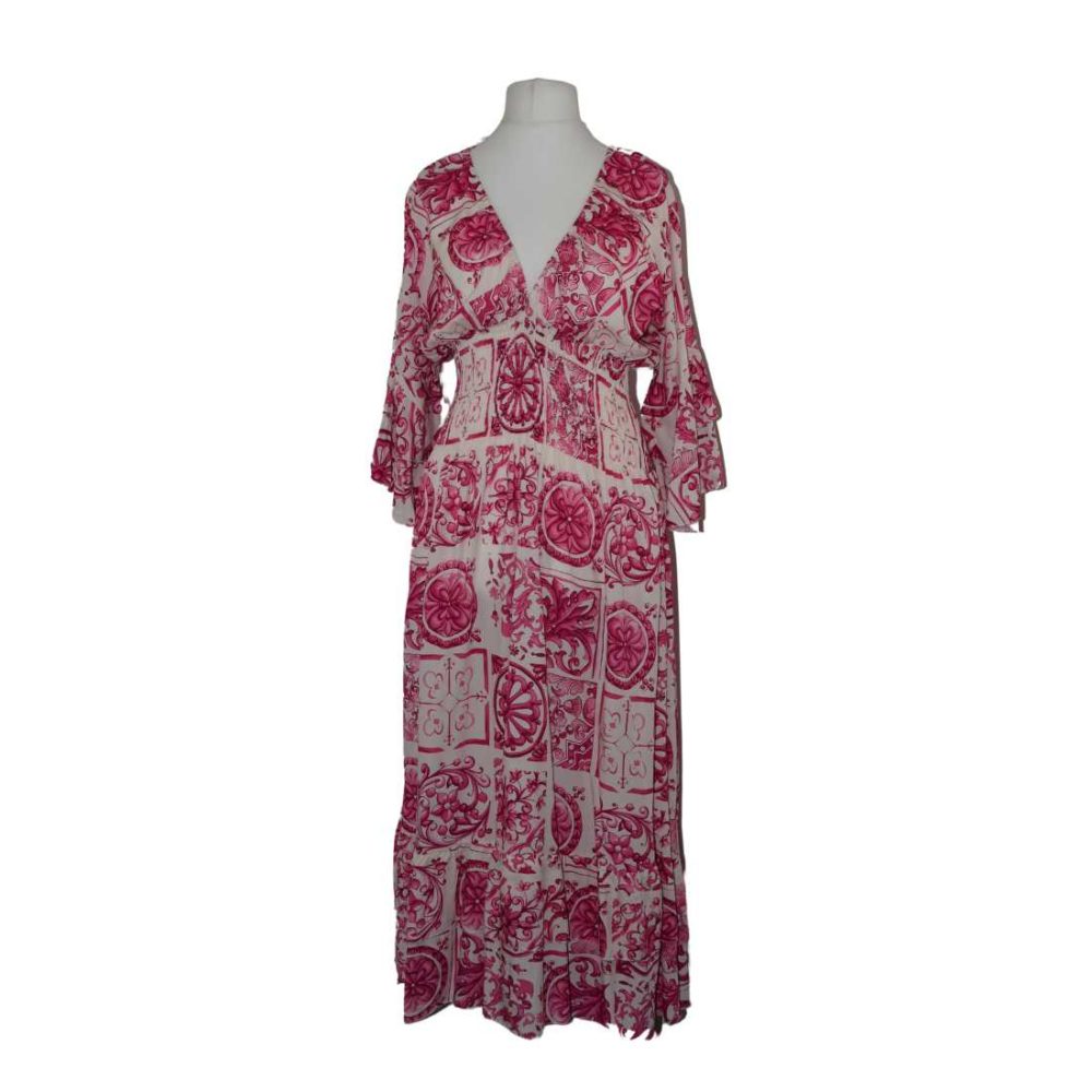 Red Long Sleeve Midi Dress Red Long Sleeve Midi Dress