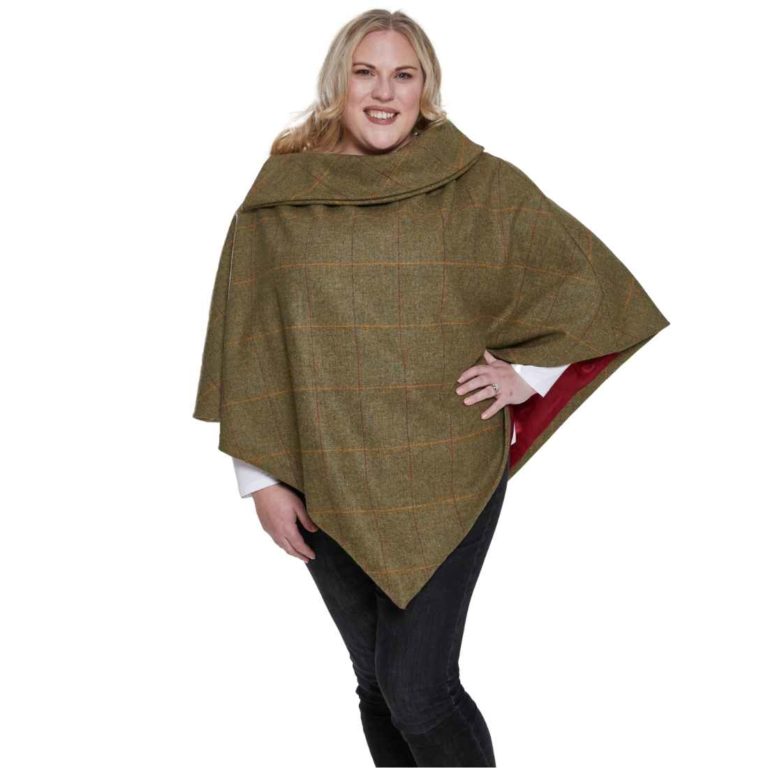 Curvy Cape Tweed Collar (Size 18 - 24)