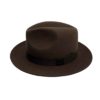 Brown Classic Racing Trilby Side