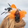 Small Black Mesh Fascinator
