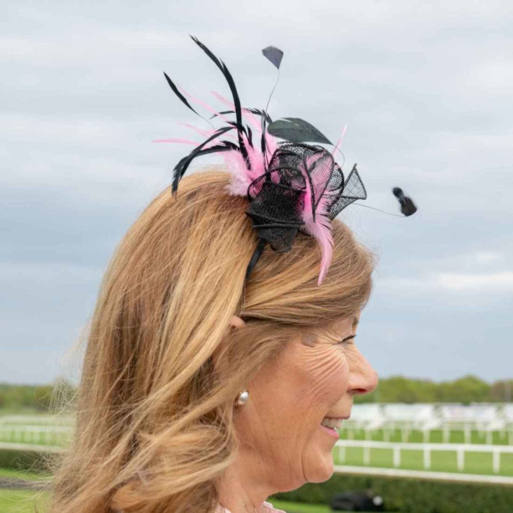 Black Mesh Fascinator