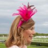 F13 1 Pink Headband Fascinator