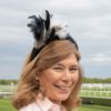 F15 3 Black Headband Fascinator