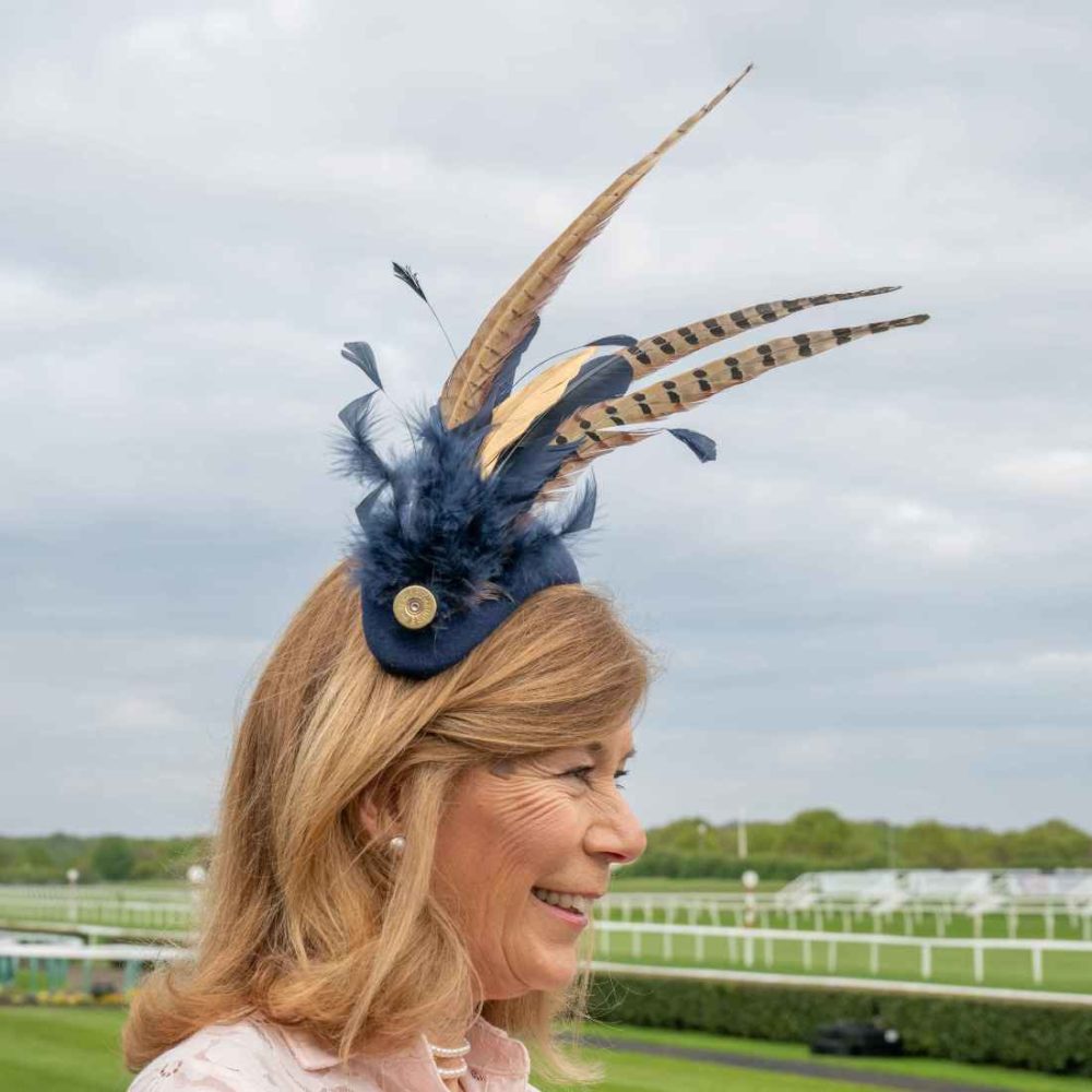 F5 1 Navy Halo Fascinator