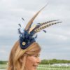 F5 2 Navy Halo Fascinator