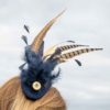 F5 4 Navy Halo Fascinator