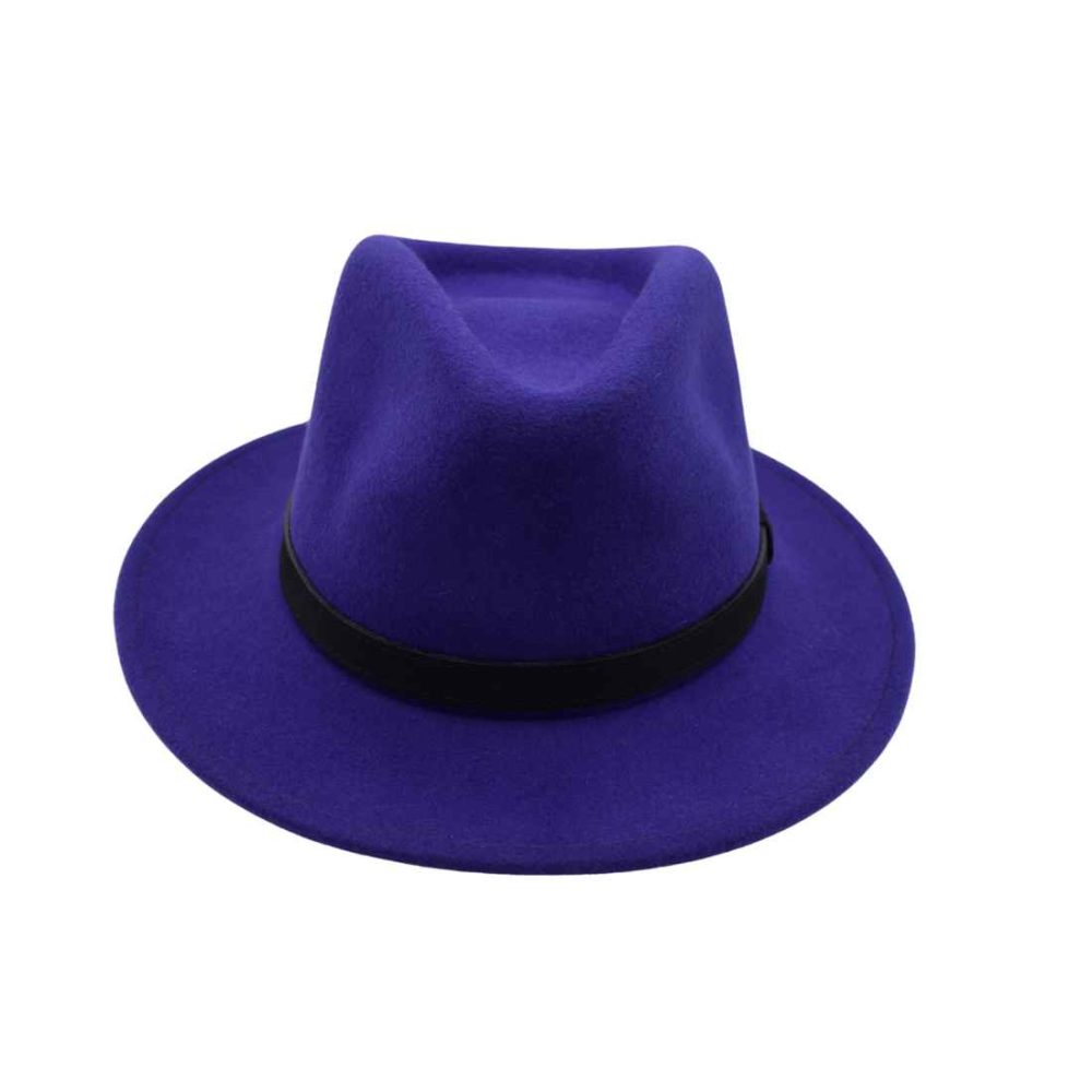 Purple Fedora Hat