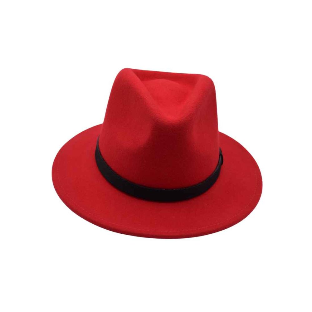 Red Fedora Hat