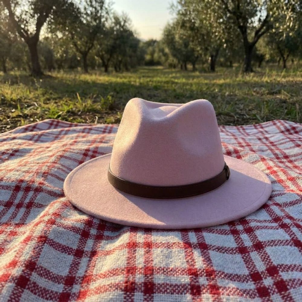 Baby Pink Fedora
