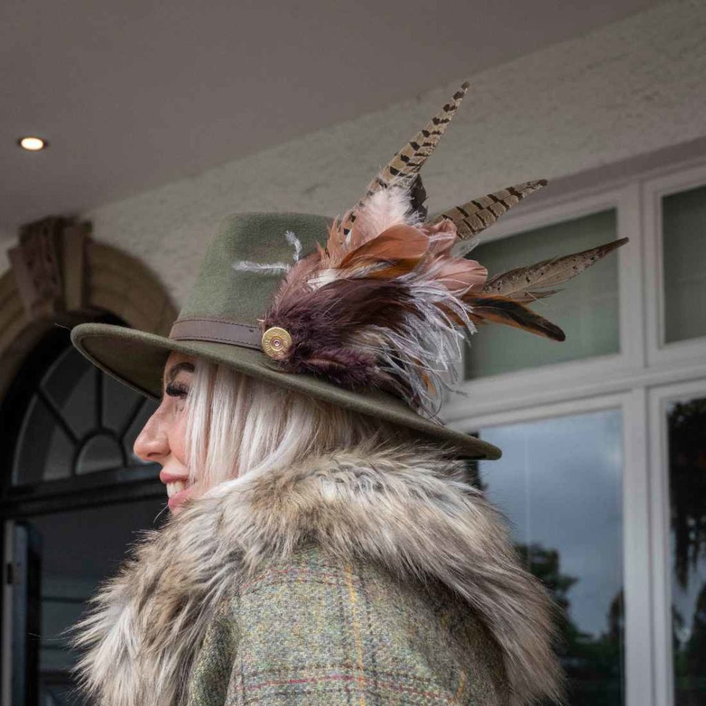 Diana Green Fedora Hat