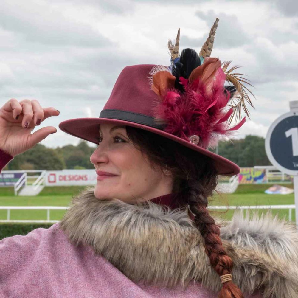 Jennifer Maroon Fedora