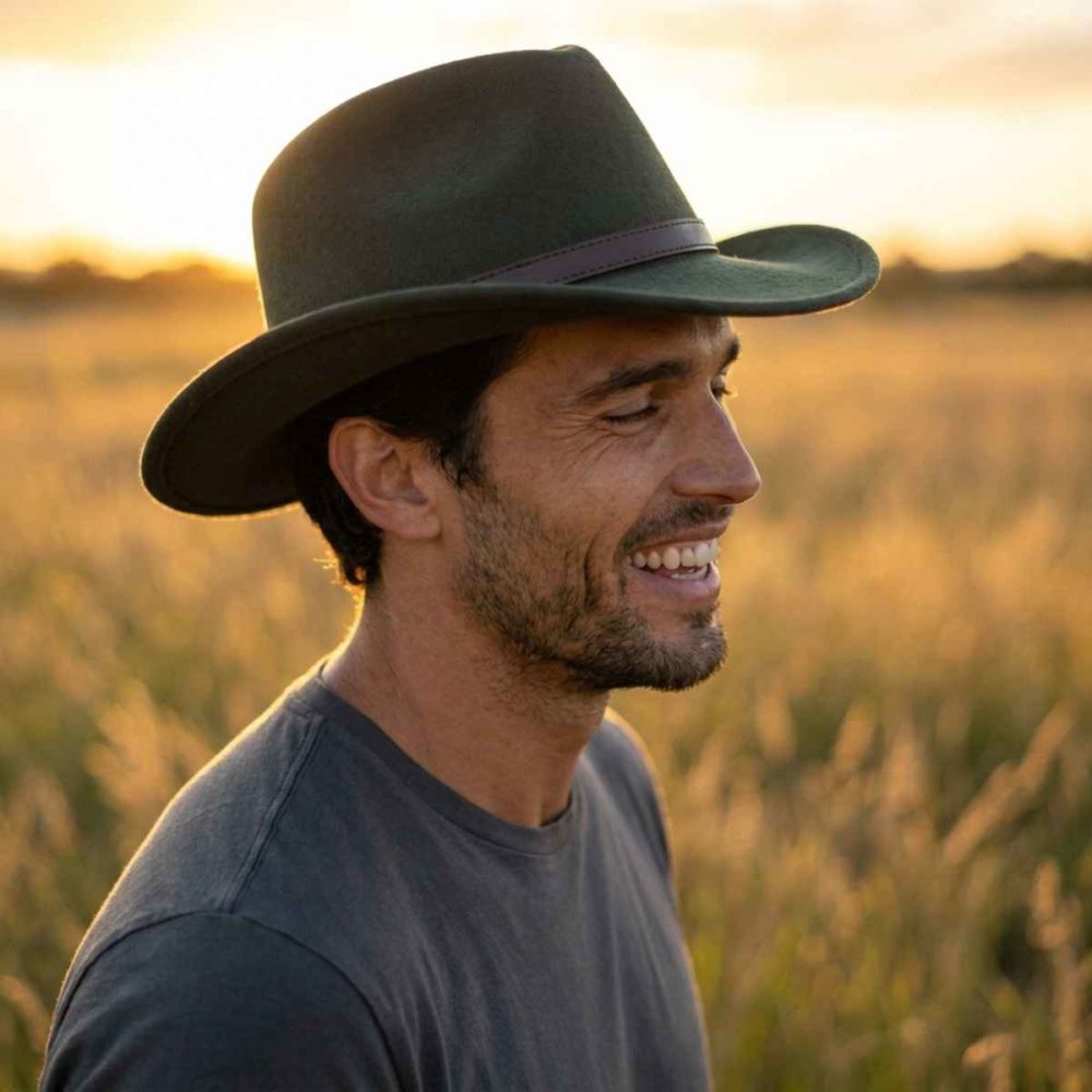 Green Cowboy Hat