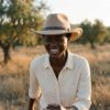 Beige Cowboy Hat