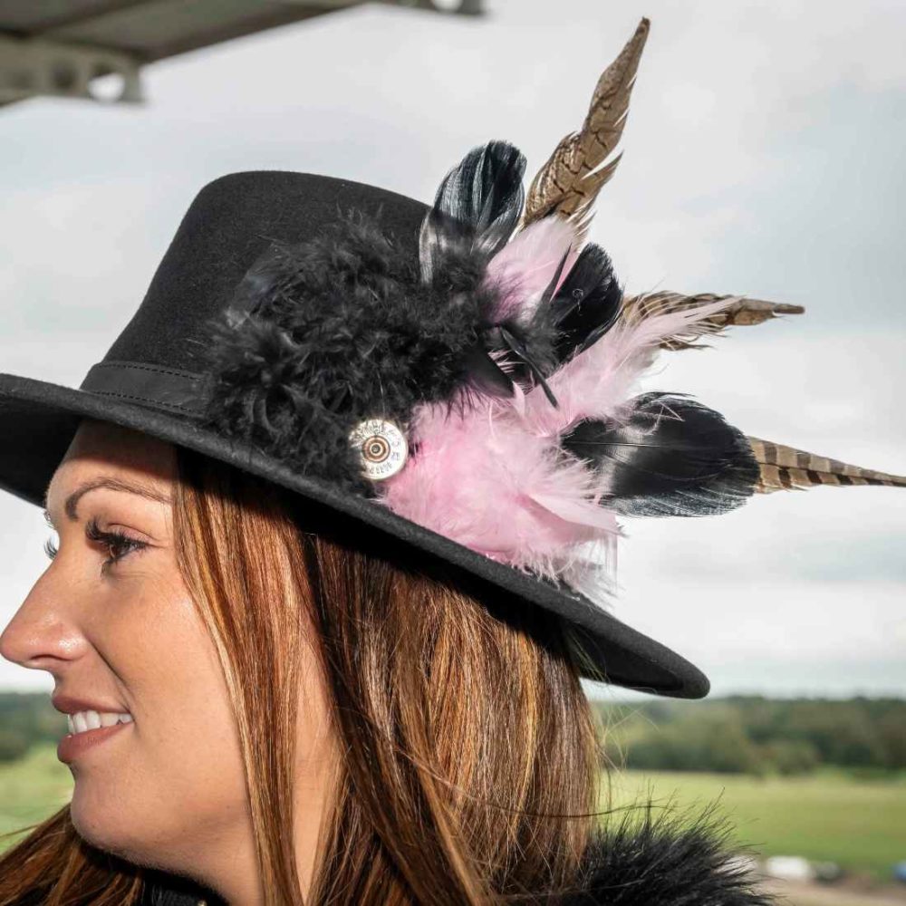 Nicola Black Fedora Hat