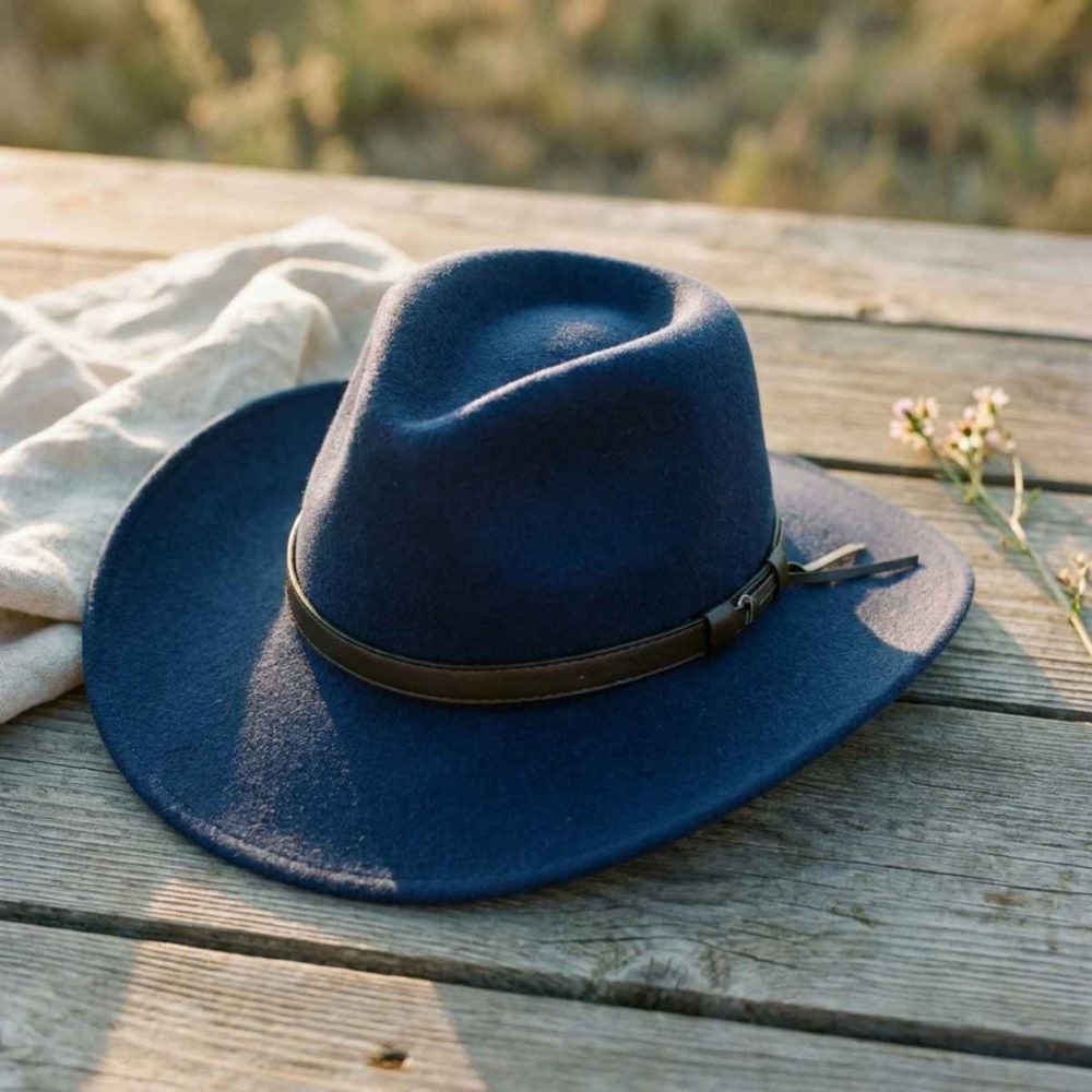Still Life Web Navy Cowboy Hat