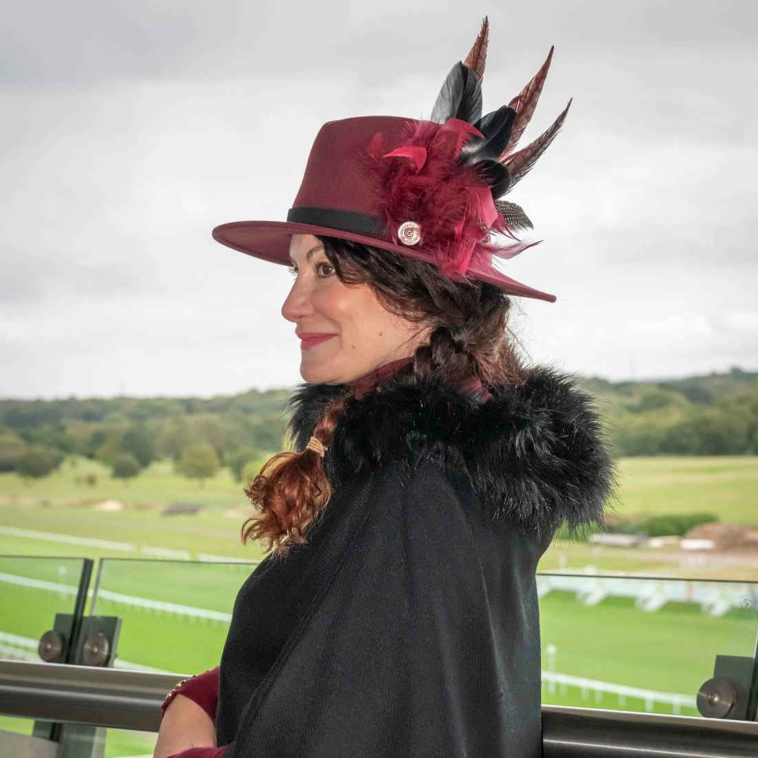 Huntingdon Poncho and Fedora Package
