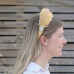 Gold Feather Head Band